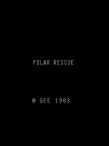 Polar Rescue screenshot 3 for Vectrex